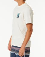 Rip Curl Surf Revival Line Up Tee in White