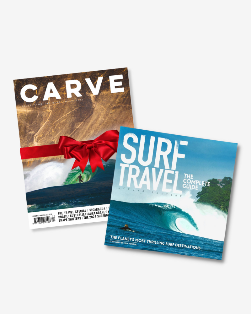 CARVE Magazine GIFT Subscription + Surf Travel Book