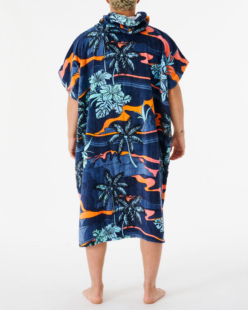 Rip Curl Combo Print Hooded Poncho