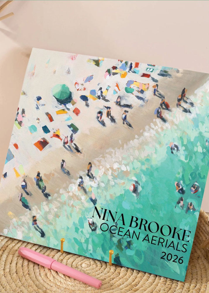 2026 Ocean Aerials Wall Calendar - Nina Brooke