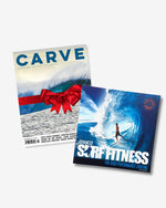 CARVE Magazine GIFT Subscription + Advanced Surf Fitness Book