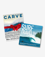 CARVE Magazine GIFT Subscription + Surf Travel Book