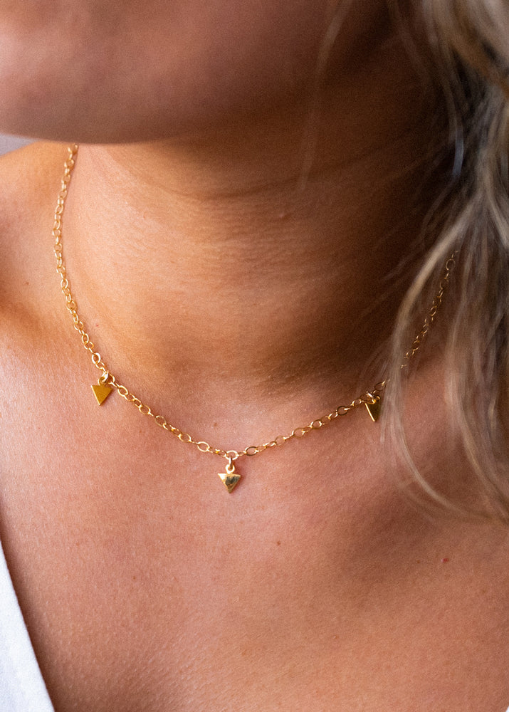 Gold Arrows Necklace