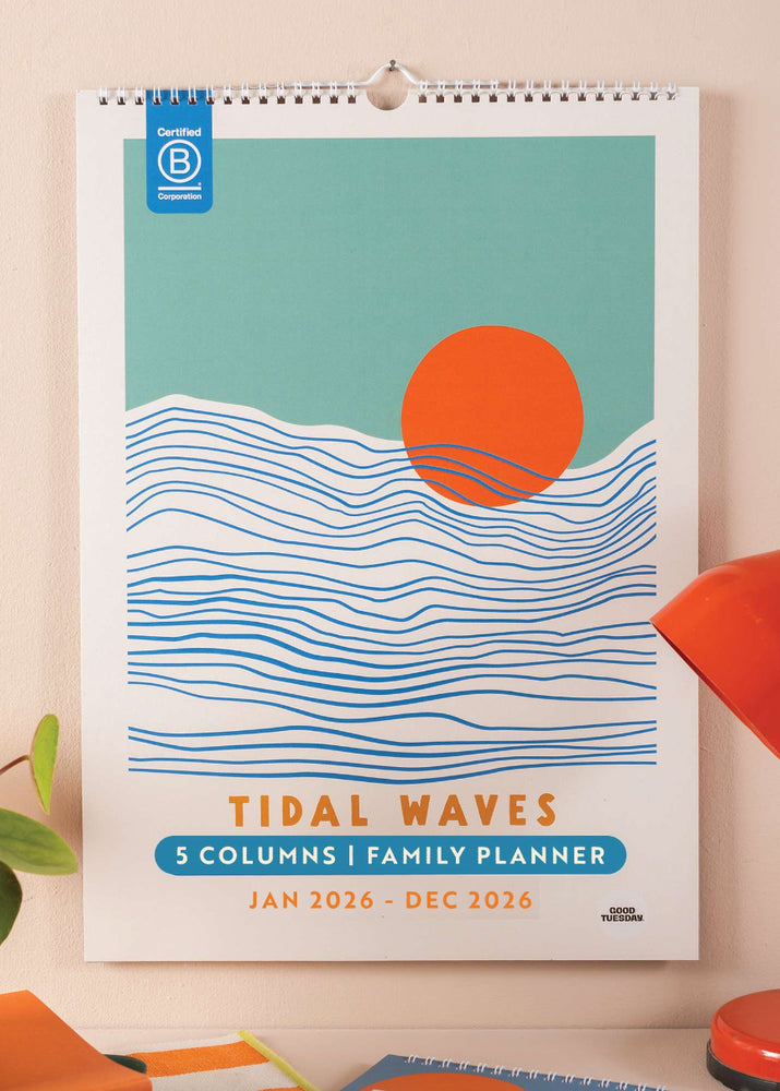 2026 Tidal Waves Family Wall Planner