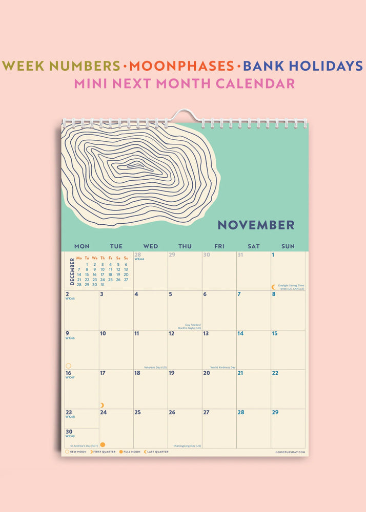 2026 Tidal Waves Calendar