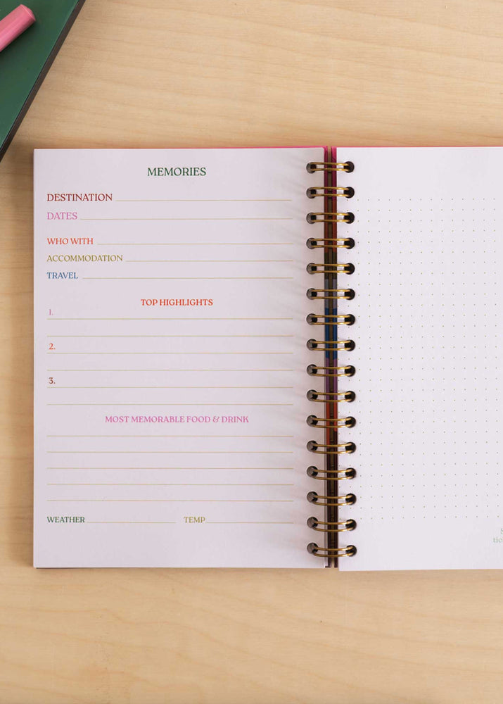 A5 Wanderlust Travel Journal